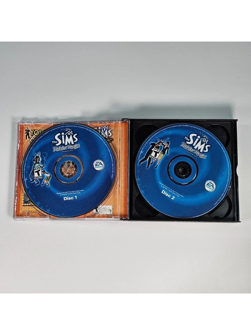 The Sims Makin Magic PC Expansion Pack Big Box 2-Disc Set EA Games Maxis 2003